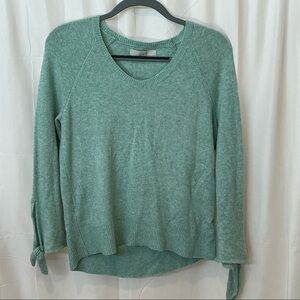 LOFT Green Crew Neck Sweater- Size Small